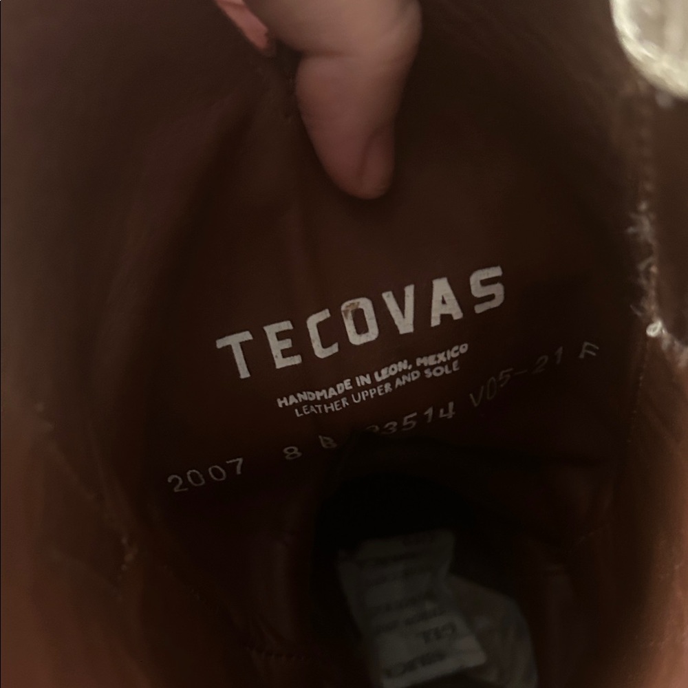 Tecovas Annie Bone Cowboy Boots - Picture 2 of 6